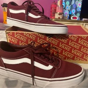 Vans 7.5M (Canvas)Port Royale/White